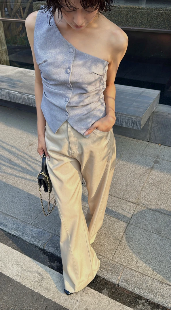 【Miss Li】Simple2025夏季质感时尚百搭款西裤