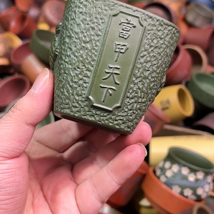 紫砂茶杯全手工紫砂主人杯