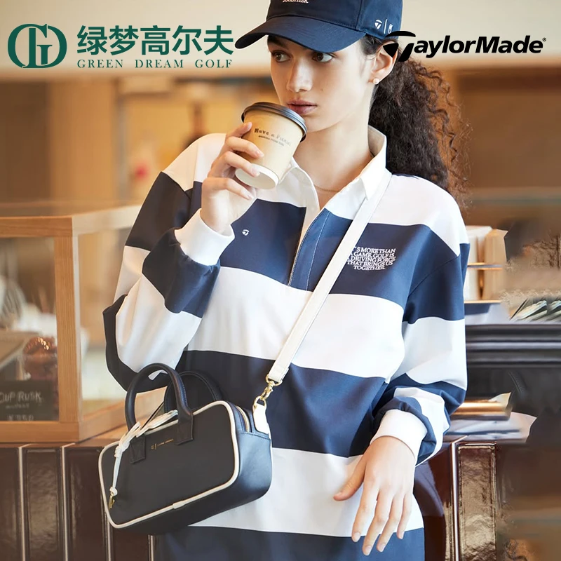 Taylormade泰勒梅斜跨包高尔夫收纳包女士运动时尚golf单肩手提包
