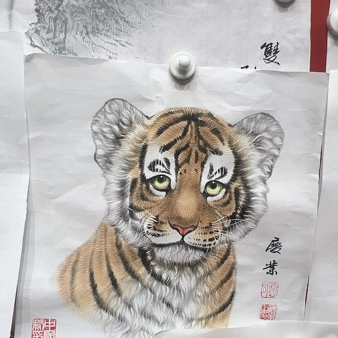 国画赵庆业老师国画作品月