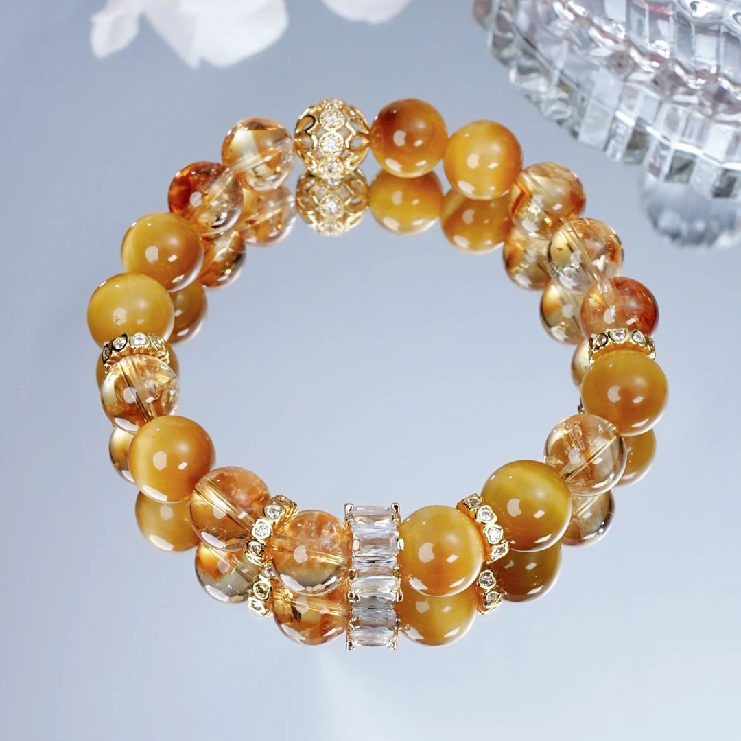 【满心小富婆】金虎眼10M+黄塔晶水晶10M