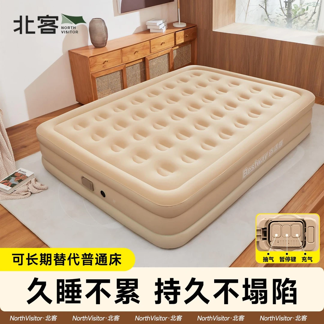 充气床垫打地铺全自动家用双人气垫床单人新款帐篷露营户外充气垫