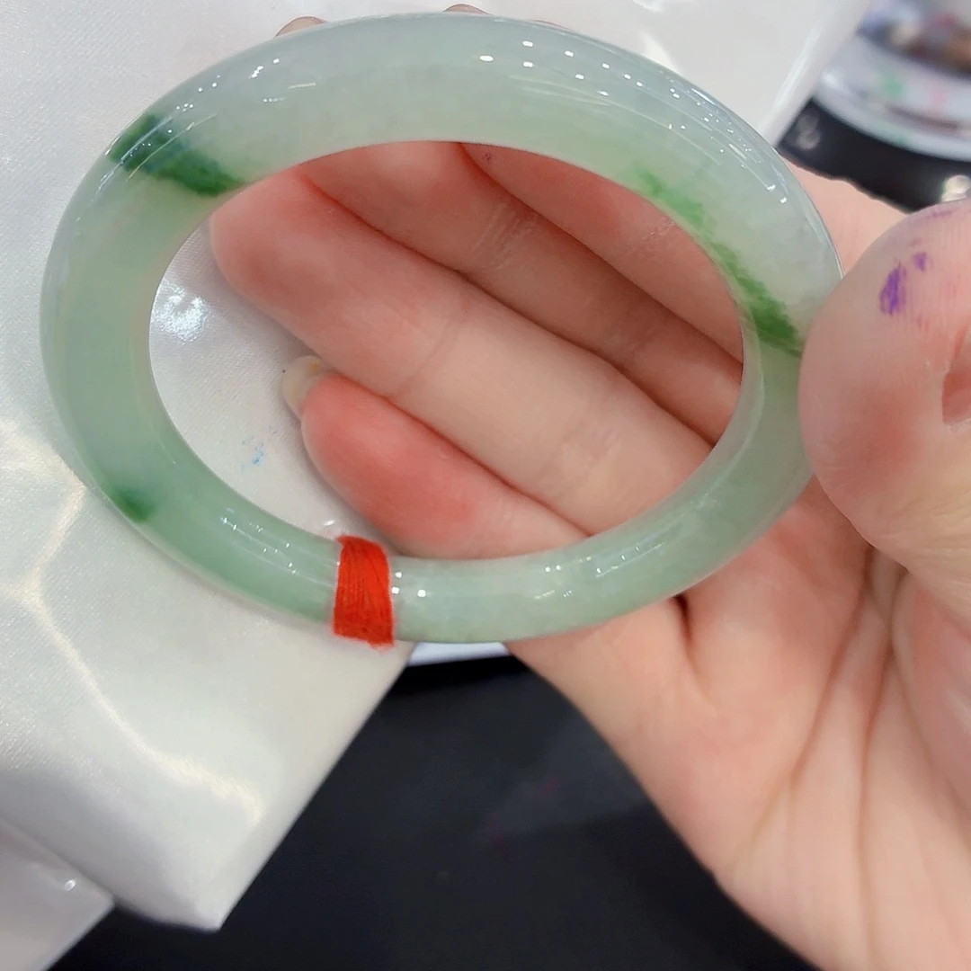 翡翠未镶嵌手镯翡翠52/54圈口