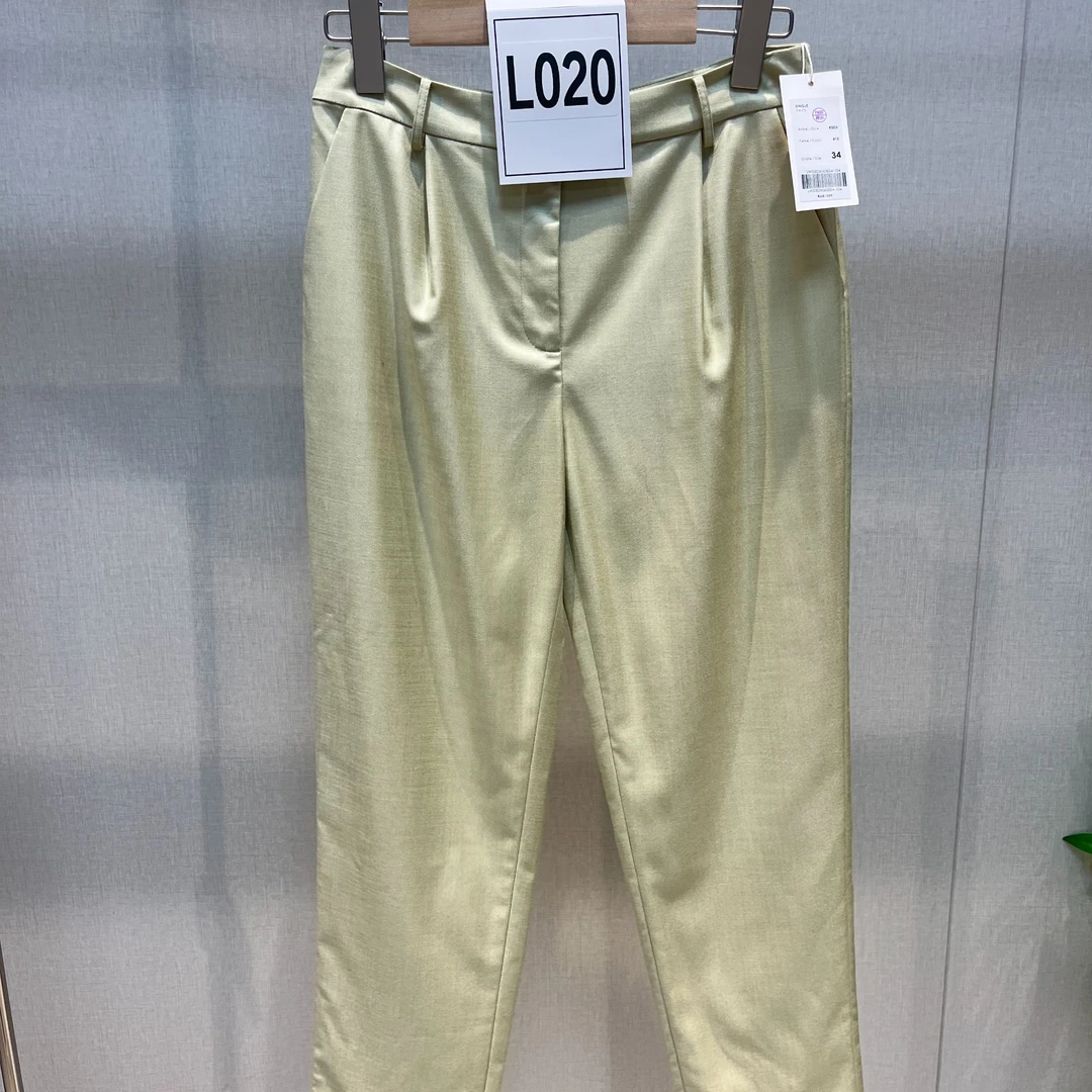 L020/Laur*l收腰小脚九分裤LWD203K00300