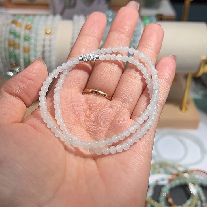 翡翠未镶嵌手链翡翠材质