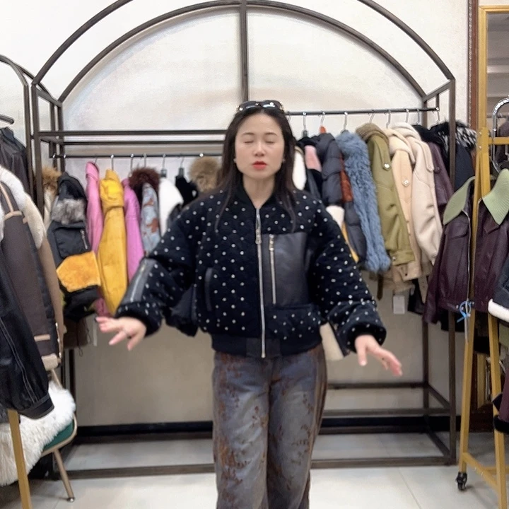 真皮皮衣绵羊皮棉服140斤以内备注身高