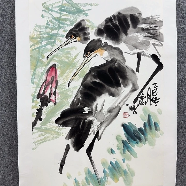 国画长年老师手绘作品