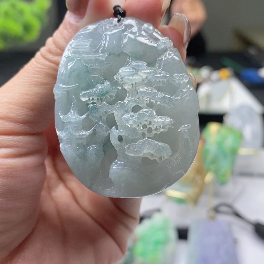 翡翠未镶嵌颈饰翡翠A货