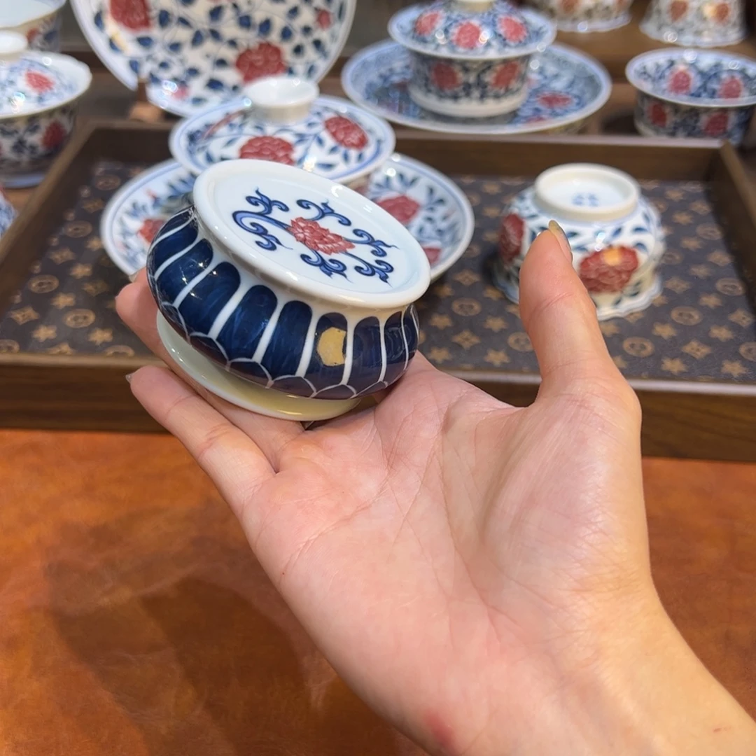 摆件陶瓷景德镇陶瓷茶器百宝箱