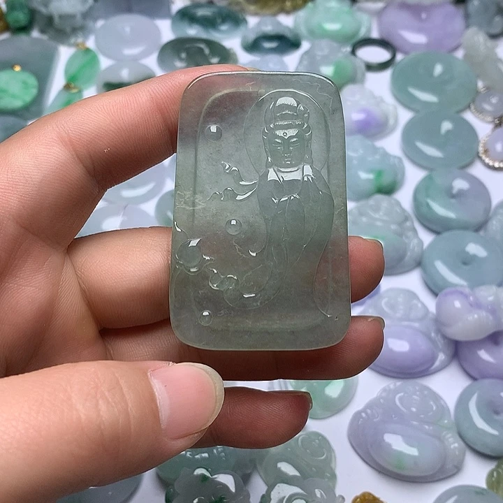 翡翠未镶嵌颈饰天然翡翠