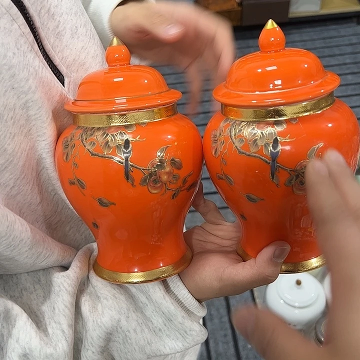 茶叶罐陶瓷家用储物罐瑕疵品介意勿拍