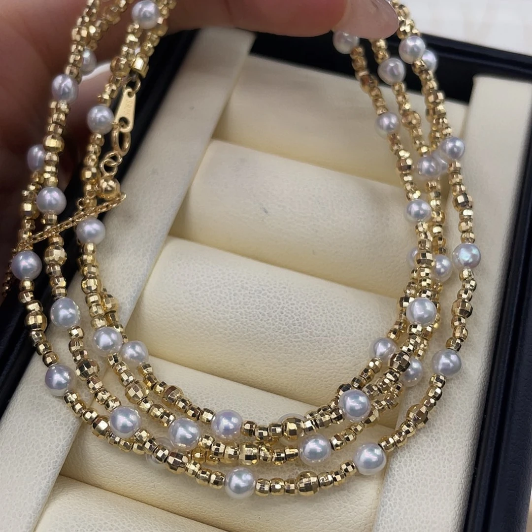 拼合珍珠（马贝珠）银S925镶嵌颈饰