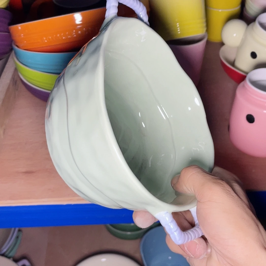 瓷片山**樱微瑕陶瓷餐具家用