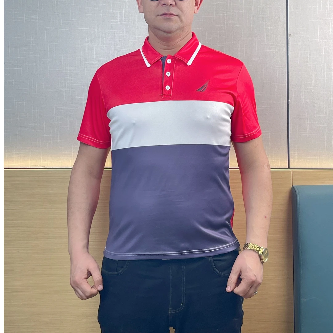 T恤男士大号时尚红色