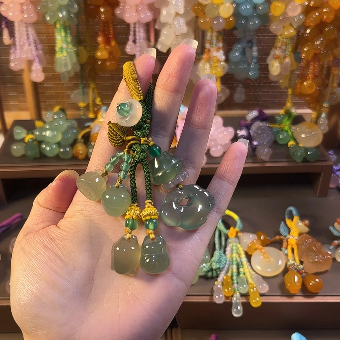 玛瑙/玉髓未镶嵌车挂