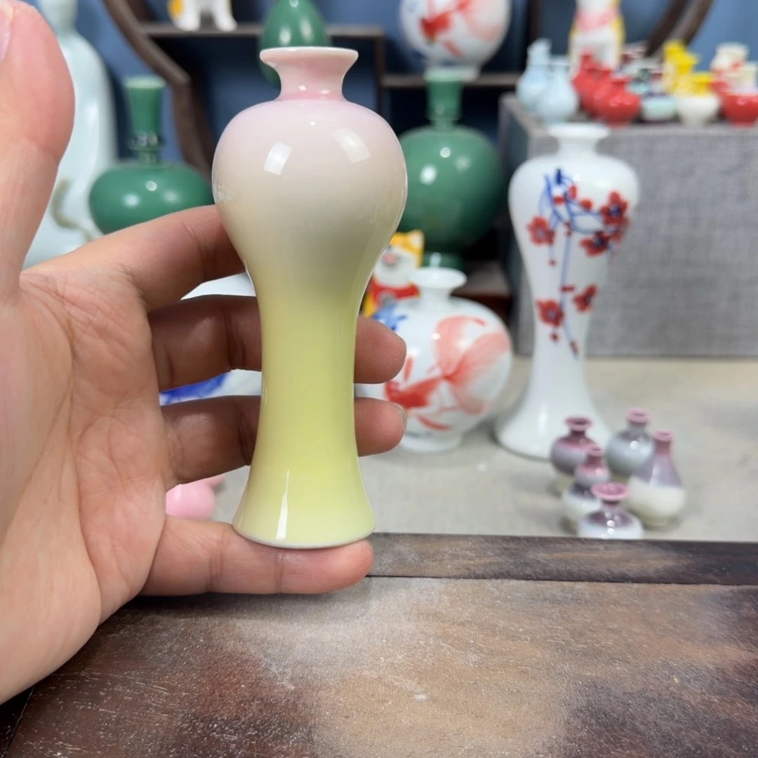陶瓷手工小花器摆件