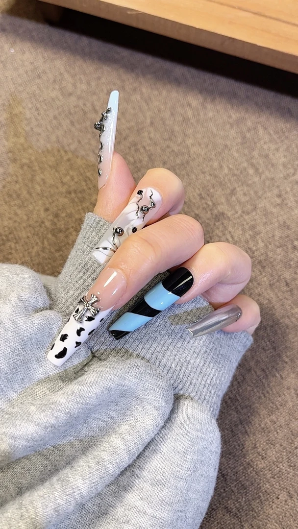 【由米】ins风小众辣妹手绘纯手工穿戴甲