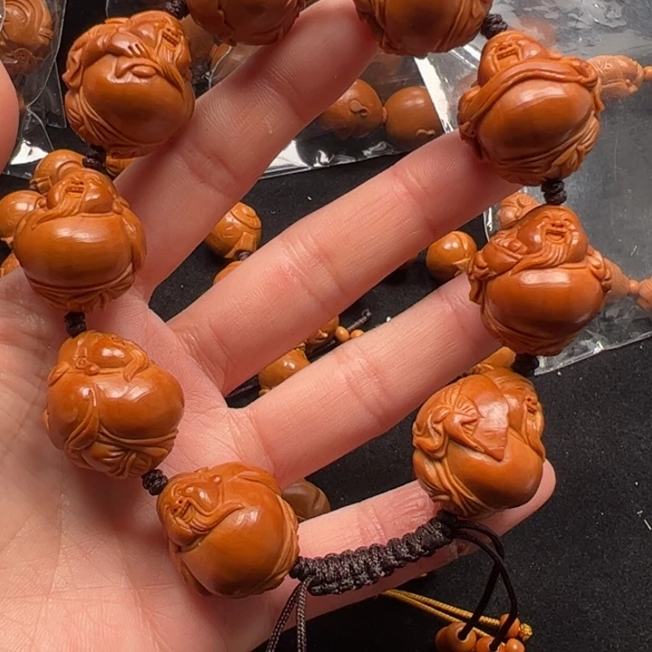 白****橄榄核手串21大肚