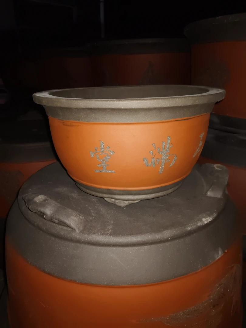 特大号紫砂长方形圆盆花盆适合户外庭院三角梅种植及盆景造景摆放
