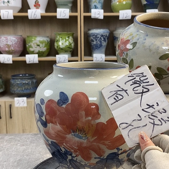 缸23xc景德镇陶瓷花盆