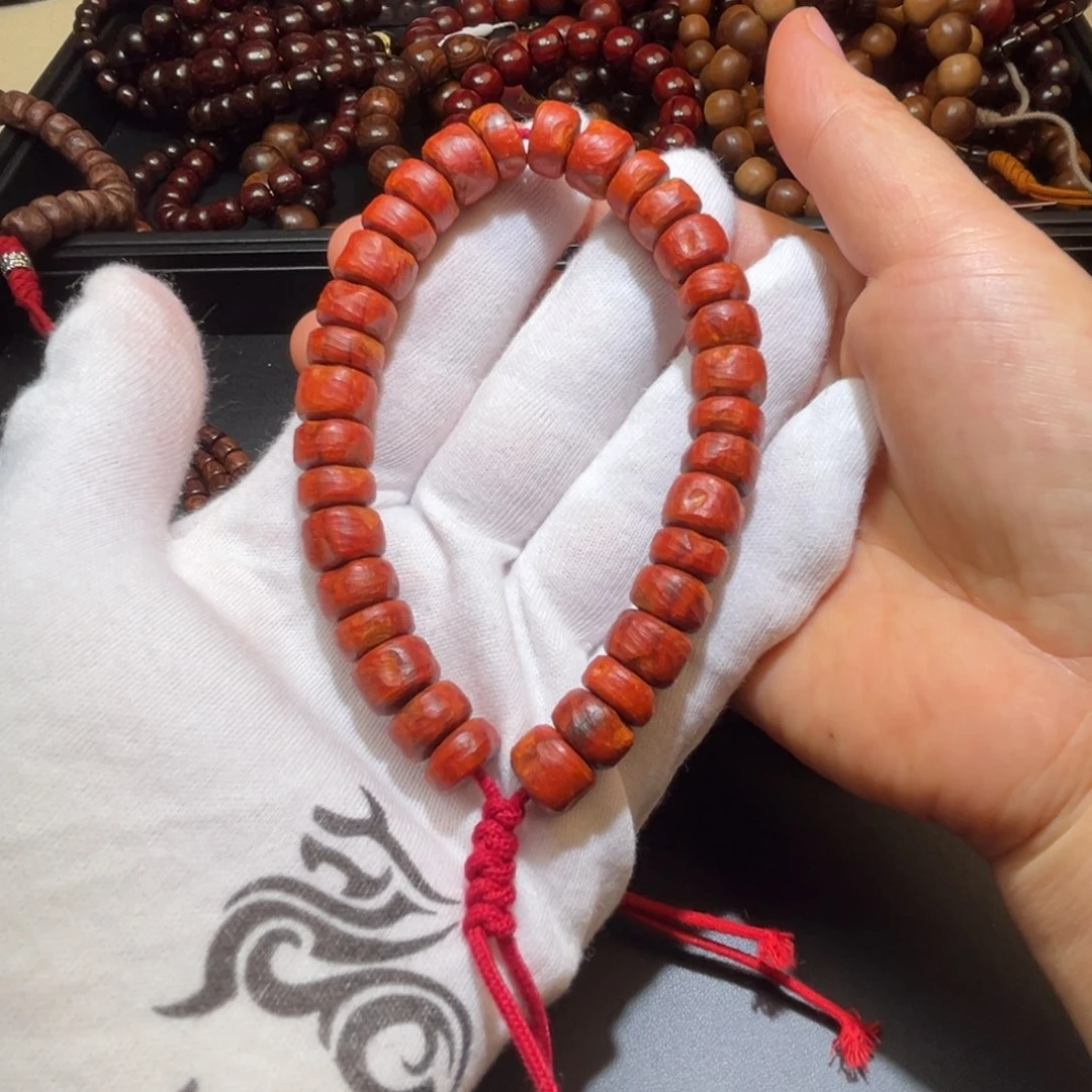 檀香紫檀（小叶紫檀）手串/手链木**才