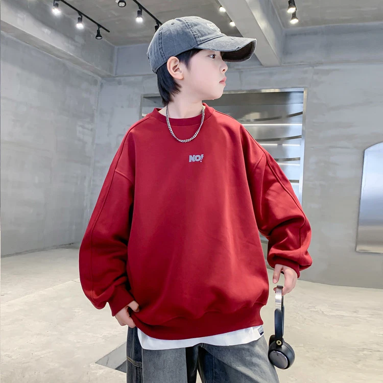 儿童韩版童装洋气卫衣春秋长袖男童上衣中大童秋装休闲/KK6990