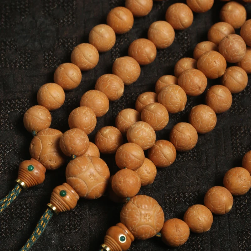 尼泊尔凤眼菩提手串精挑精选原皮原色汀禅系列