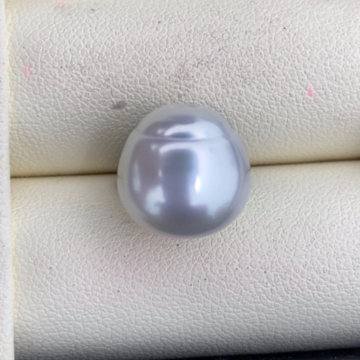 未镶嵌海水珍珠澳白裸珠宝石光无瑕12-13mm
