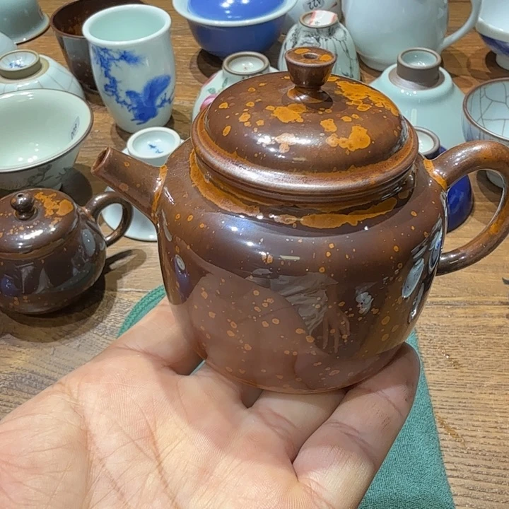 木首釉色壶一把喜欢的可以拍