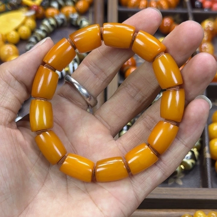 蜜蜡未镶嵌颈饰手串