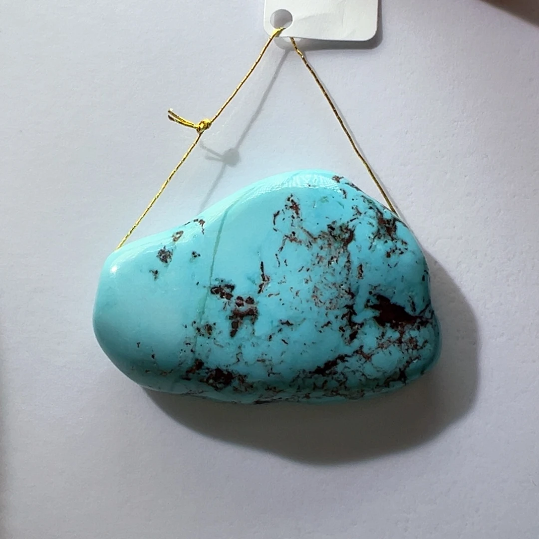 绿松石未镶嵌挂件