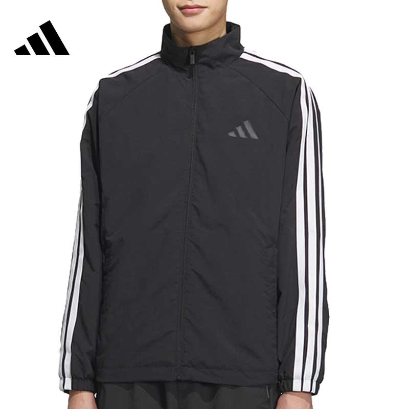 adidas阿迪达斯男子M 3S JKT梭织无帽运动外套KC3892