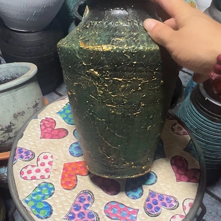 粗陶盆默认打孔高22口9