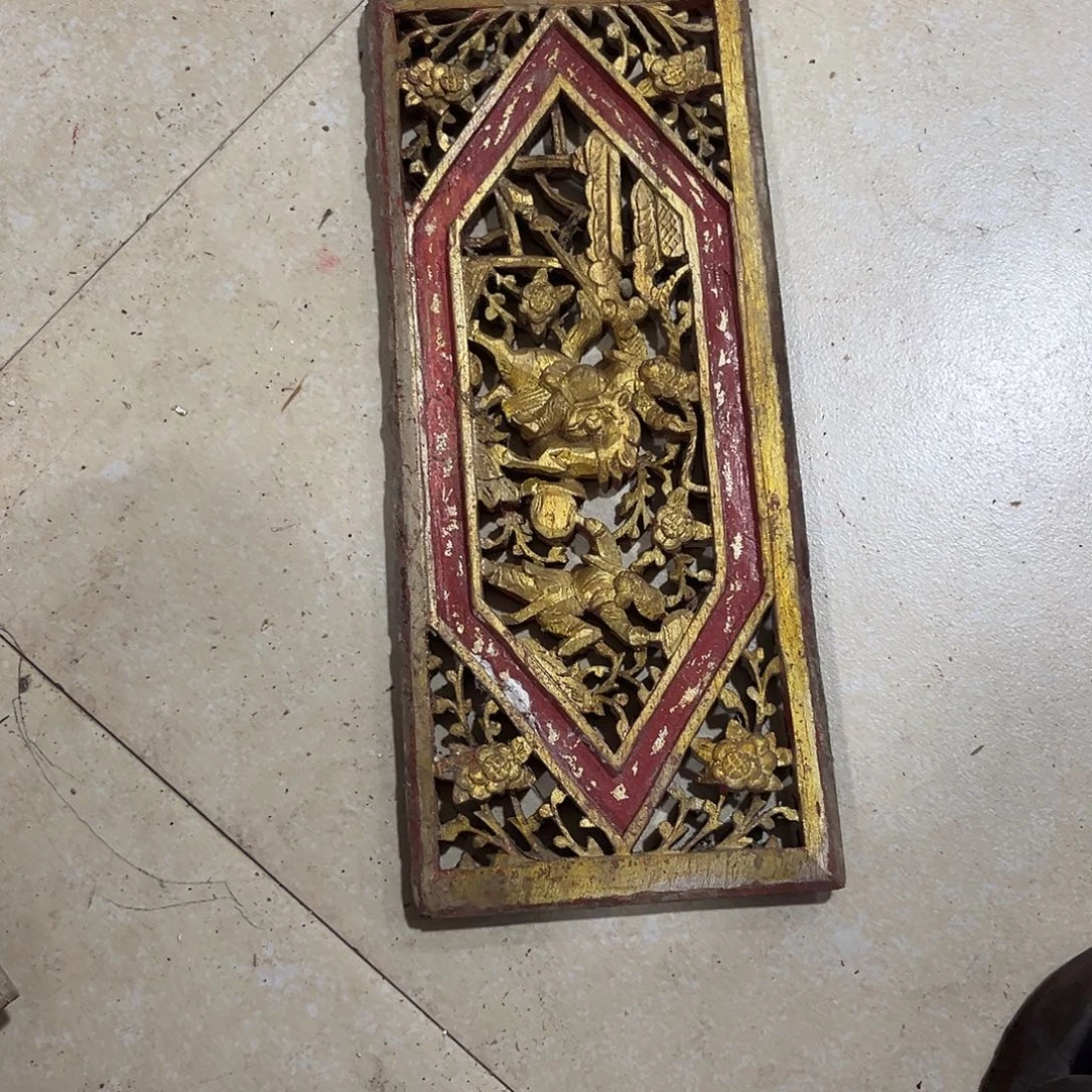往***去香榧木木雕.花板.家具.古建构件.卡子花.结子