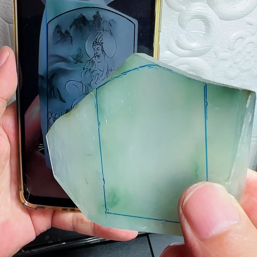 未镶嵌定制翡翠缅甸天然A货翡翠含老师工艺