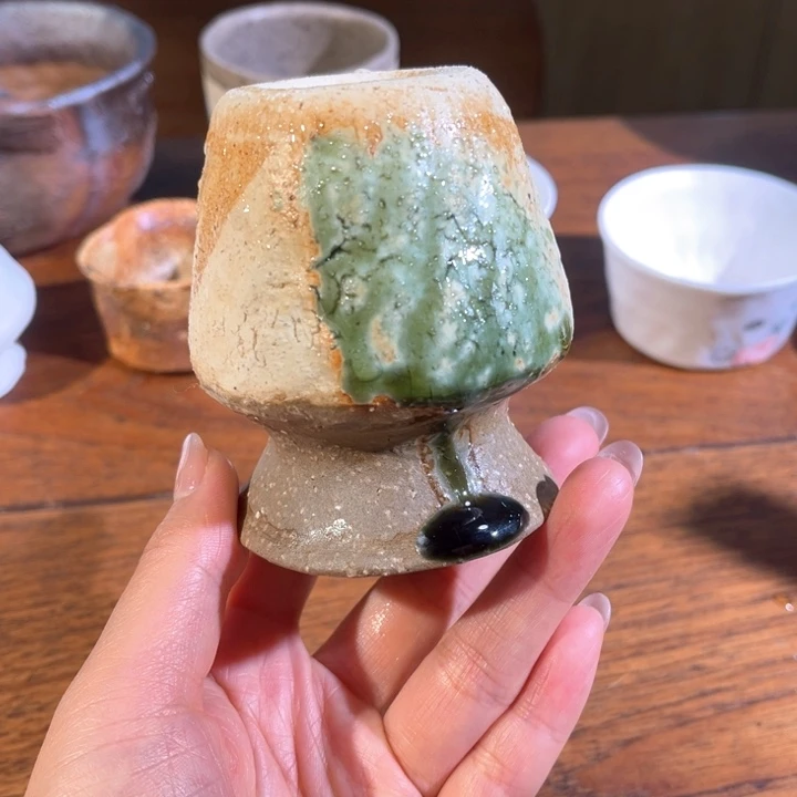 茶盏手作柴烧茶筅立