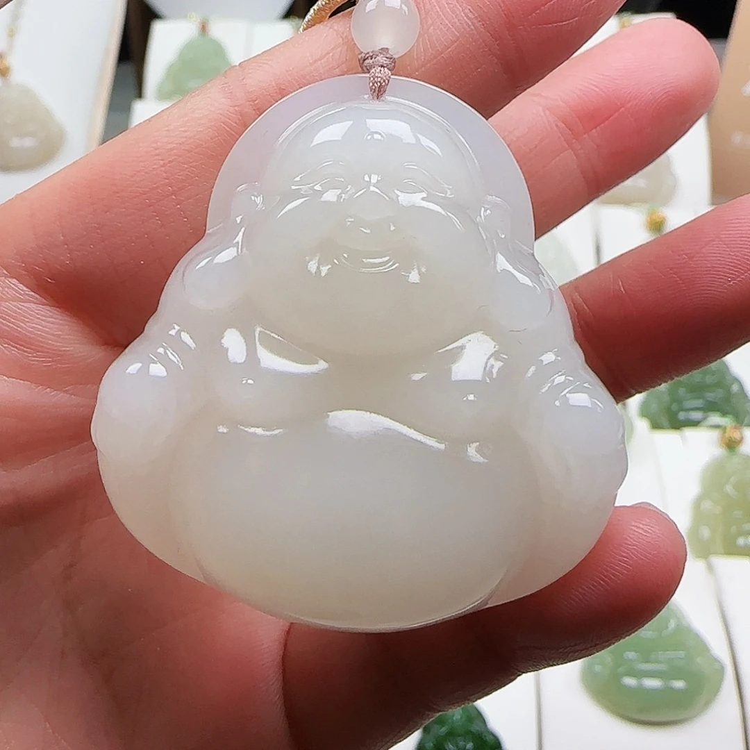 和田玉未镶嵌颈饰47