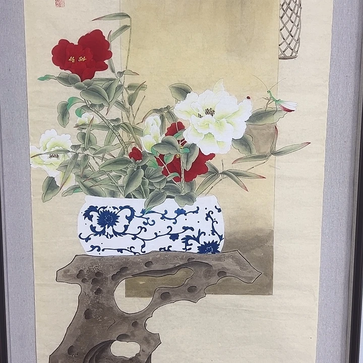 半***烟国画花鸟画作品欣赏