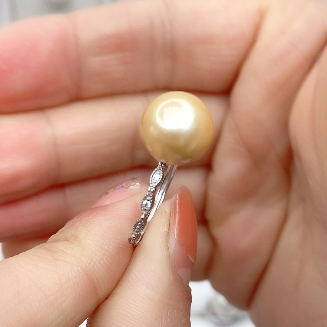 淡水珍珠颈饰银S925镶嵌