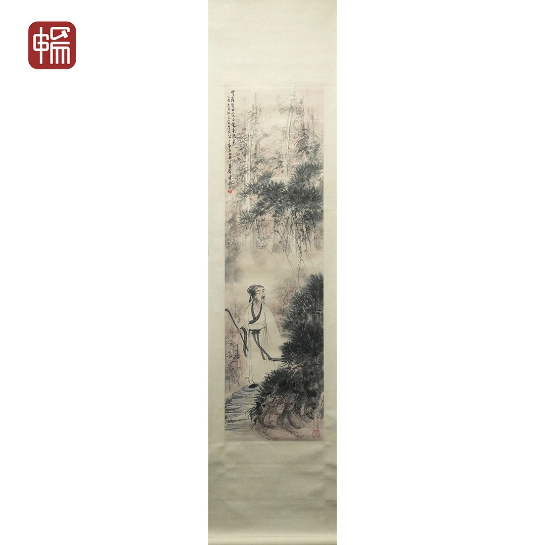 T110 李白诗意图  30*108(2.91) 纸本立轴  XR