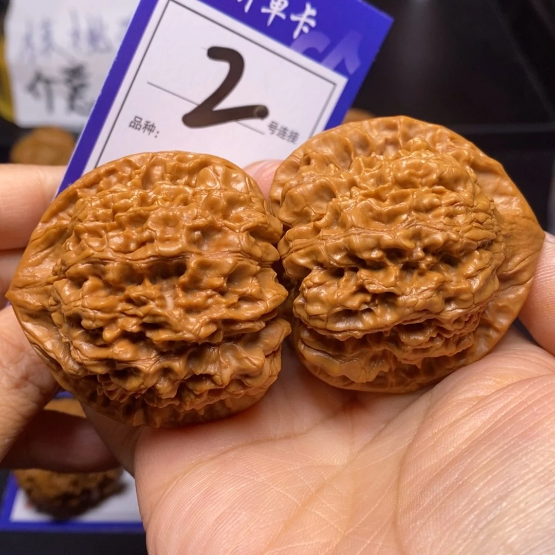 文玩核桃把件2号官帽48尺