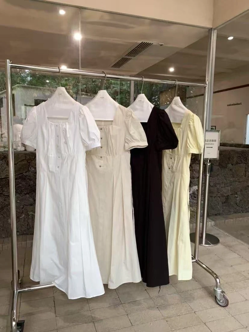 6820  方领连衣裙  w