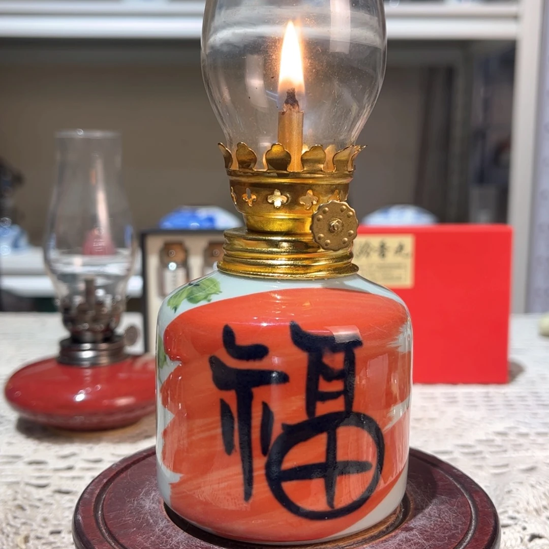 摆件景德镇陶瓷香薰灯