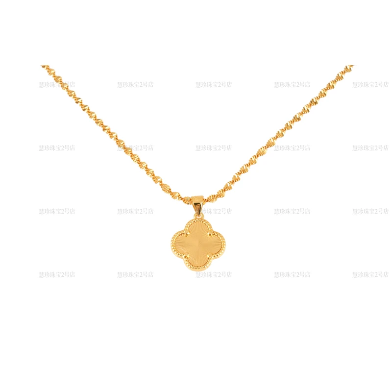 S0016幸运草四叶草项链