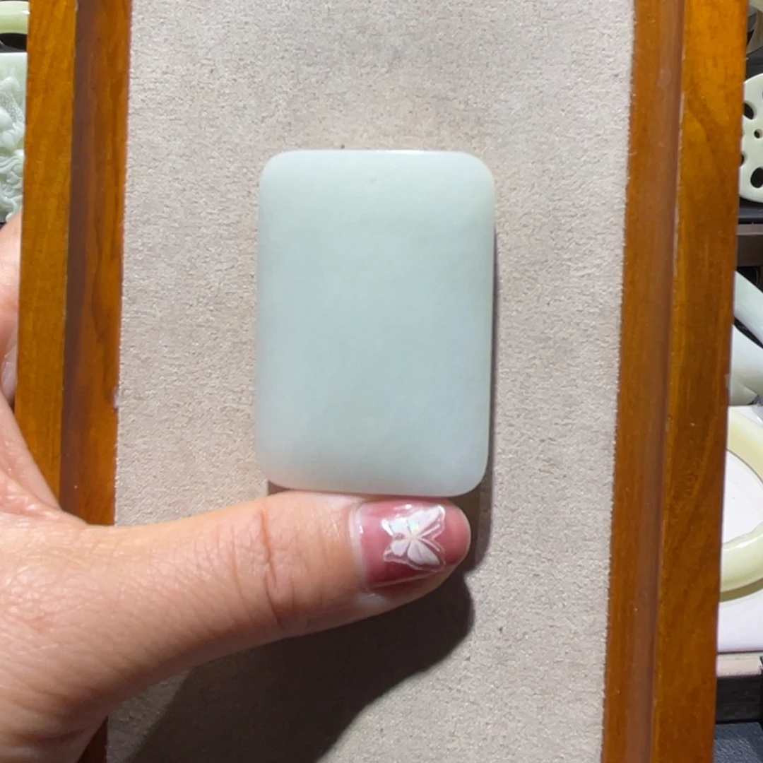 蓝田玉（蛇纹石化大理石玉）未镶嵌颈饰