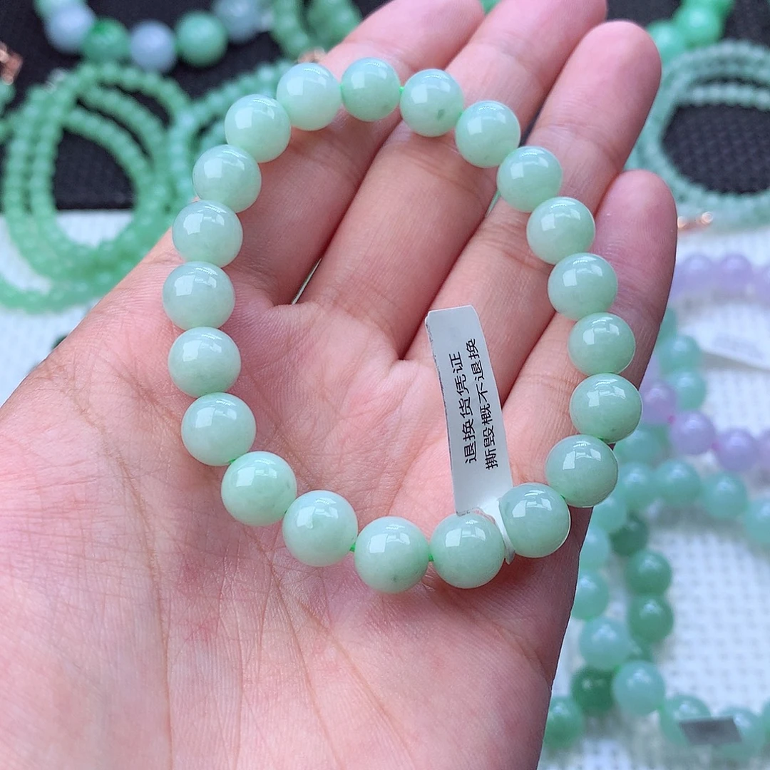 翡翠未镶嵌毛衣链