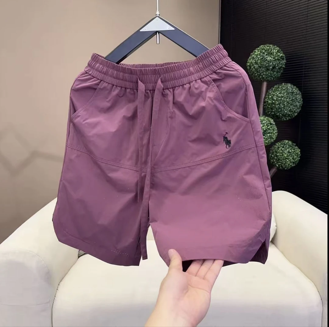 【实体品质.爆品】夏季薄款男女同款激光冲孔短裤速干五分裤Z-9956