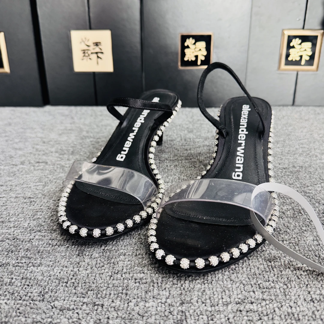 95新 Alexander McQueen/亚历山大·麦昆 大王凉鞋 39码ysc3206