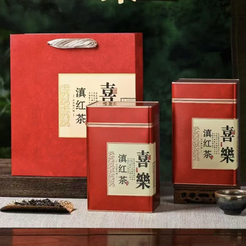 正宗古树滇红｜云南大叶种凤庆功夫红茶花果香蜜香送礼盒装茶叶