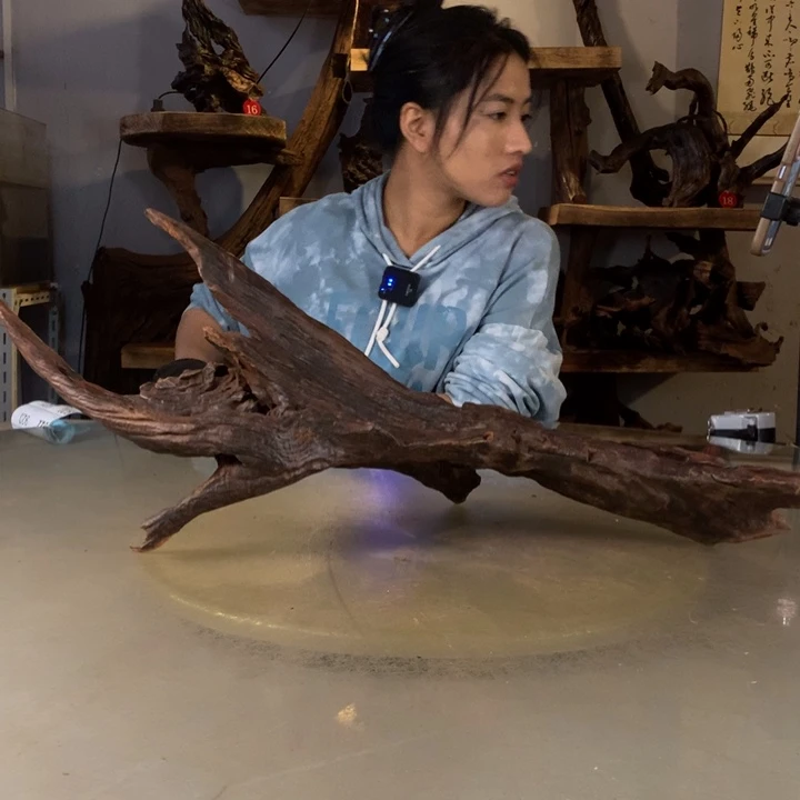 简****天然的云南紫柚木会黄水
